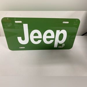 Jeep Logo License Plate